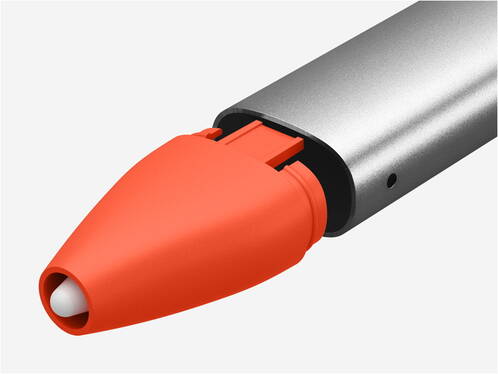 Logitech-Crayon-Stift-iPad-10-2-2021-9-Gen-Orange-Silber-04. Logitech-Crayon-Stift-iPad-10-2-2021-9-Gen-Orange-Silber-04.