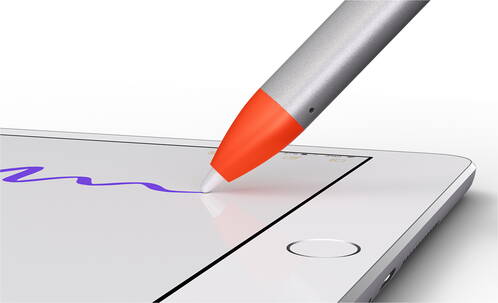 Logitech-Crayon-Stift-iPad-10-2-2021-9-Gen-Orange-Silber-06. Logitech-Crayon-Stift-iPad-10-2-2021-9-Gen-Orange-Silber-06.