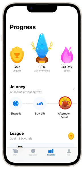 Mit der Seven-App motiviert durch Rewards (Bild: DQ Solutions) Rewards in der App verdienen