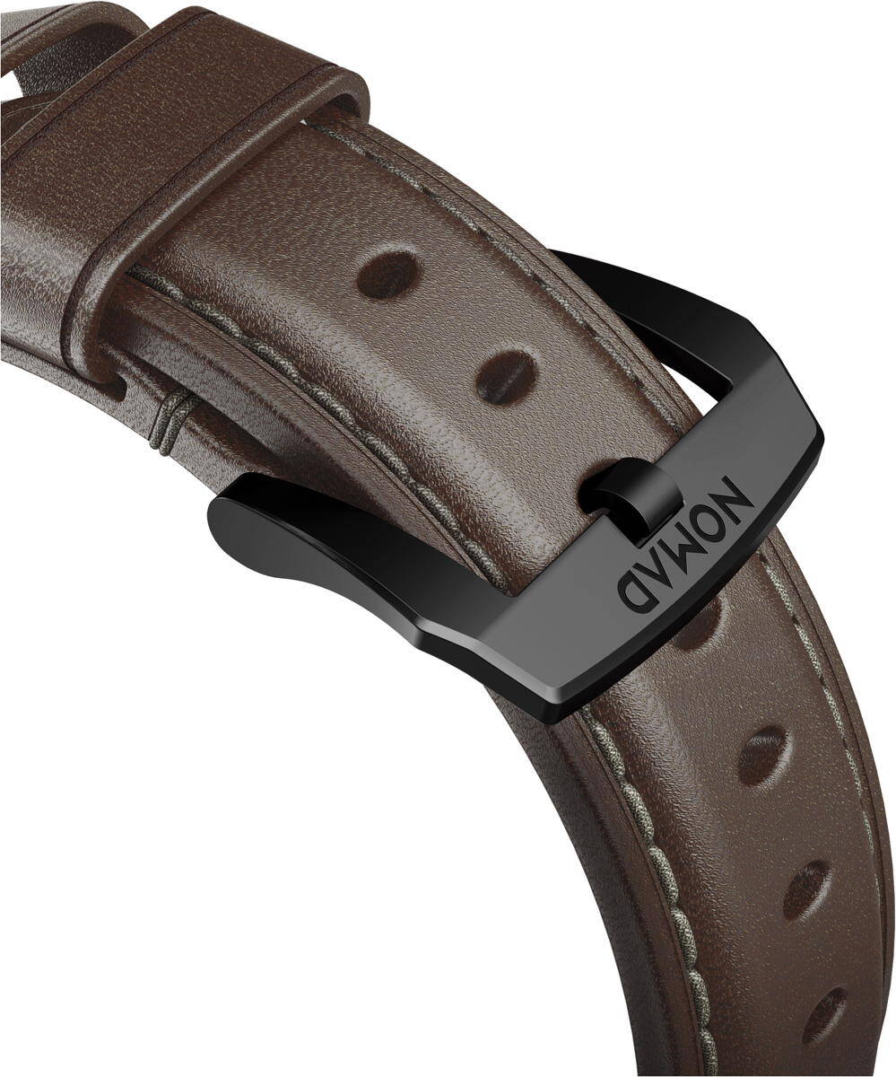 Nomad Leather band Strap Traditional, Brown/Black; NM1A4RBT00