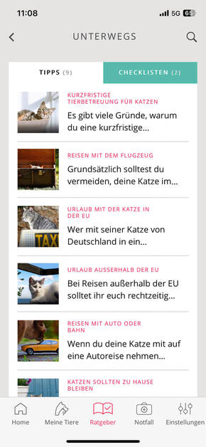 Ratgeber zu Urlaub mit dem Haustier