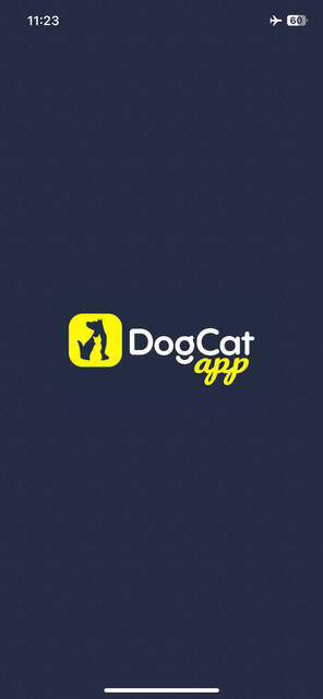 Das ansprechende Design von DogCat (Bild: DQ Solutions) Screenshot Startbildschirm DogCat App