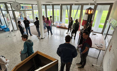 Eintreffen der Teilnehmenden am Lighthouse Visit