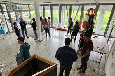 Eintreffen der Teilnehmenden am Lighthouse Visit