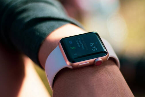 Apple Watch im Einsatz
