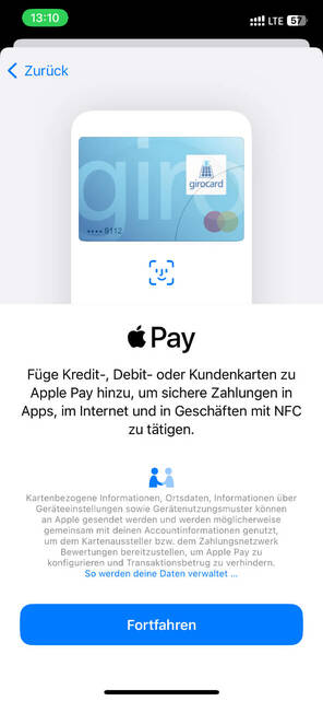 Schritt für Schritt Apple Pay einrichten