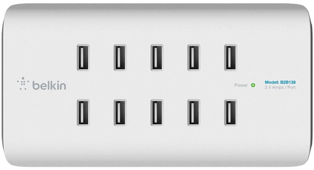 Belkin 10-Port USB-A Charging Station 2.4 AMPS - View #3