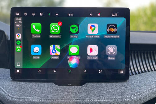 Siri auf dem CarPlay Display