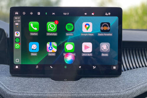 Siri auf dem CarPlay Display