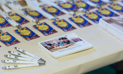 Namensschilder für die Teilnehmenden Lehrpersonen