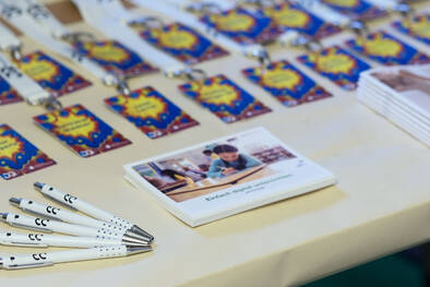 Namensschilder für die Teilnehmenden Lehrpersonen