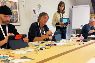 Lehrpersonen im Workshop