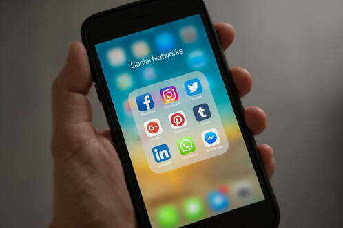 Social Media Apps auf dem iPhone
