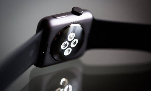 Sensoren an der Unterseite der Apple Watch