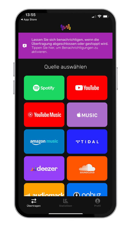 FreeYourMusic App Screenshot