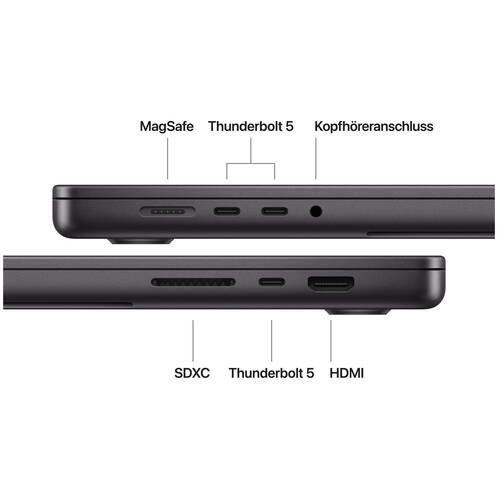 48 GB, 1 TB SSD, M5 Pro 18-Core, 20-core GPU, keyboard: Swiss, Space Black
