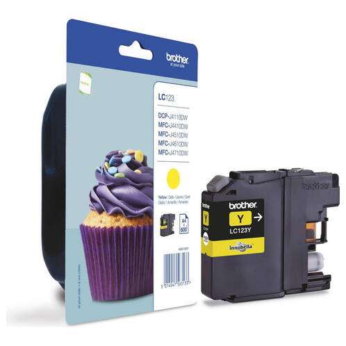 Brother-Tintenpatrone-LC-123Y-Gelb-01.