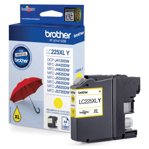 Brother-Tintenpatrone-LC-225XL-Y-Gelb-01.