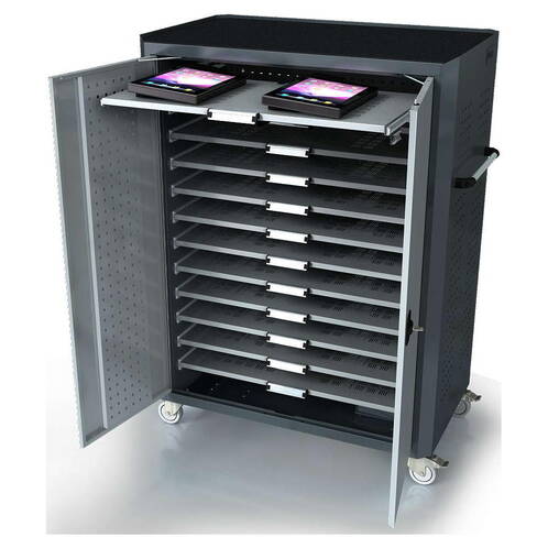 Atesum-Atecart-Rollwagen-fuer-24-MacBook-oder-iPad-ausziehbare-Tablare-Schwarz-01.