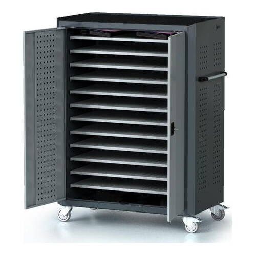 Atesum-Atecart-Rollwagen-fuer-32-MacBook-oder-iPad-feste-Tablare-Schwarz-01.