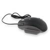 Optische 3-Tasten USB-C/A Maus mit Scrollrad, Ergonomisches Design mit Daumenauflage (Rechtshänder), IR-Sensor (1000 bis 6400 dpi), Space Gray