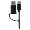 Optische 3-Tasten USB-C/A Maus mit Scrollrad, Ergonomisches Design mit Daumenauflage (Rechtshänder), IR-Sensor (1000 bis 6400 dpi), Space Gray