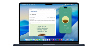 iPhone synchronisé avec MacBook