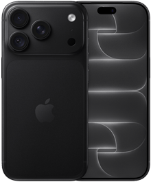iPhone 18 Pro, Rückseite, Farbe Schwarz, Pro Fusion Kamera-System oben, Apple Logo in der Mitte, Vorderseite, All‑Screen Design