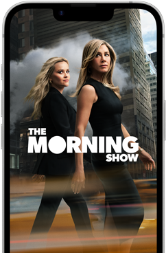 iPhone 17e Display mit der Apple TV Serie The Morning Show