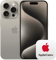 Ein iPhone 15 Pro mit AppleCare+