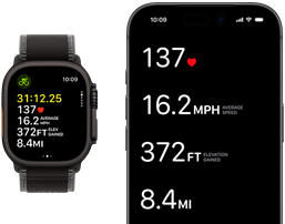 Live Workout metrics on Apple Watch Ultra 3 and iPhone