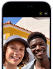 iPhone 17, Vorderansicht, Feature Automatische Ausrichtung für Fotos in Verwendung