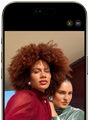 iPhone Air, Vorderseite, Feature Automatische Ausrichtung für Fotos wird verwendet