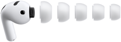 AirPods Pro 3, embouts en silicone, cinq tailles