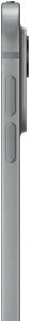iPad Pro, Seitenansicht, Farbe Silber, dünnes Profil, Aluminiumgehäuse, Lautstärketasten und Pro Kamera-System
