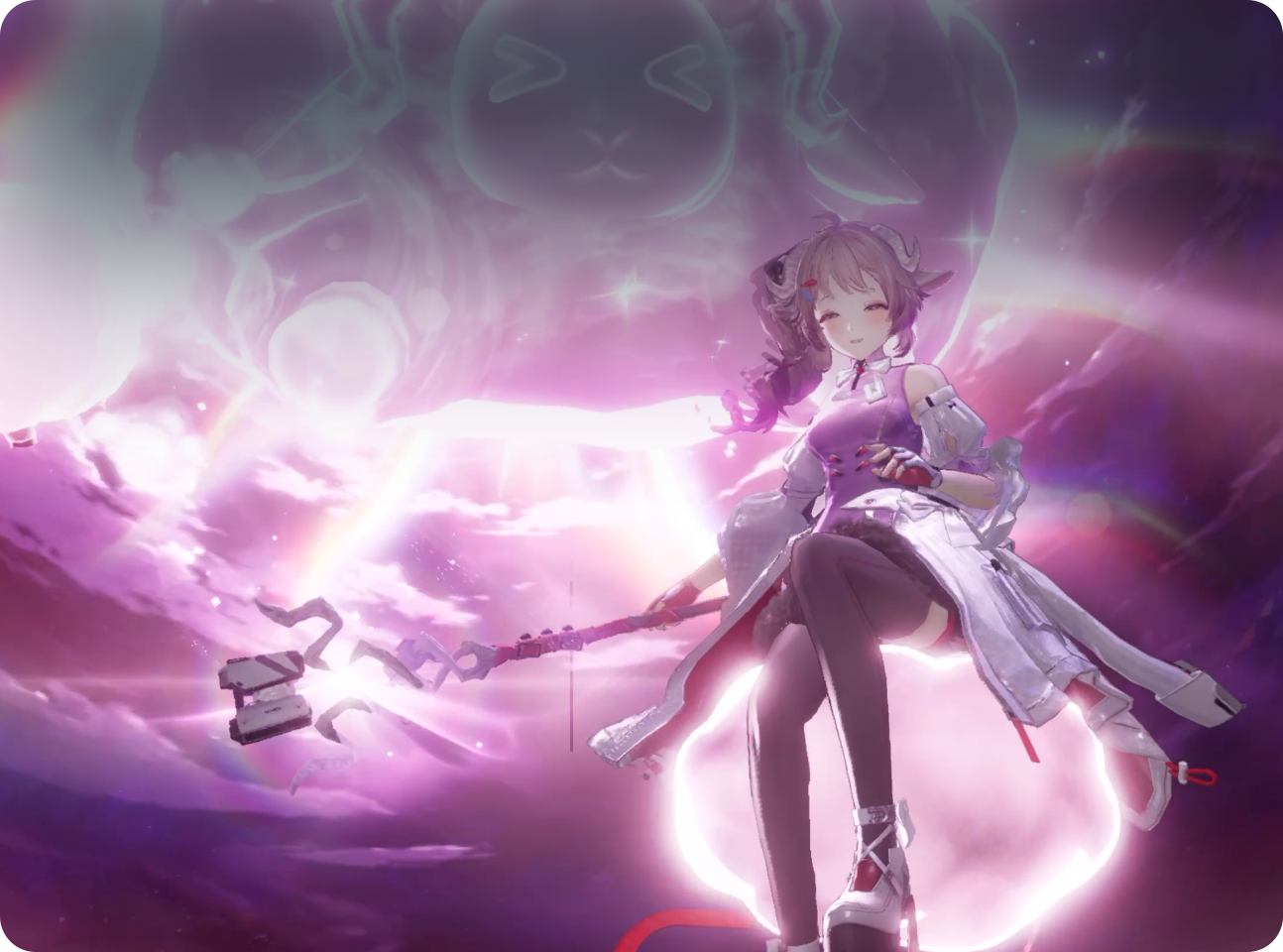 Screen display of 'Control' video game, advanced graphics powered by Apple M4 chip