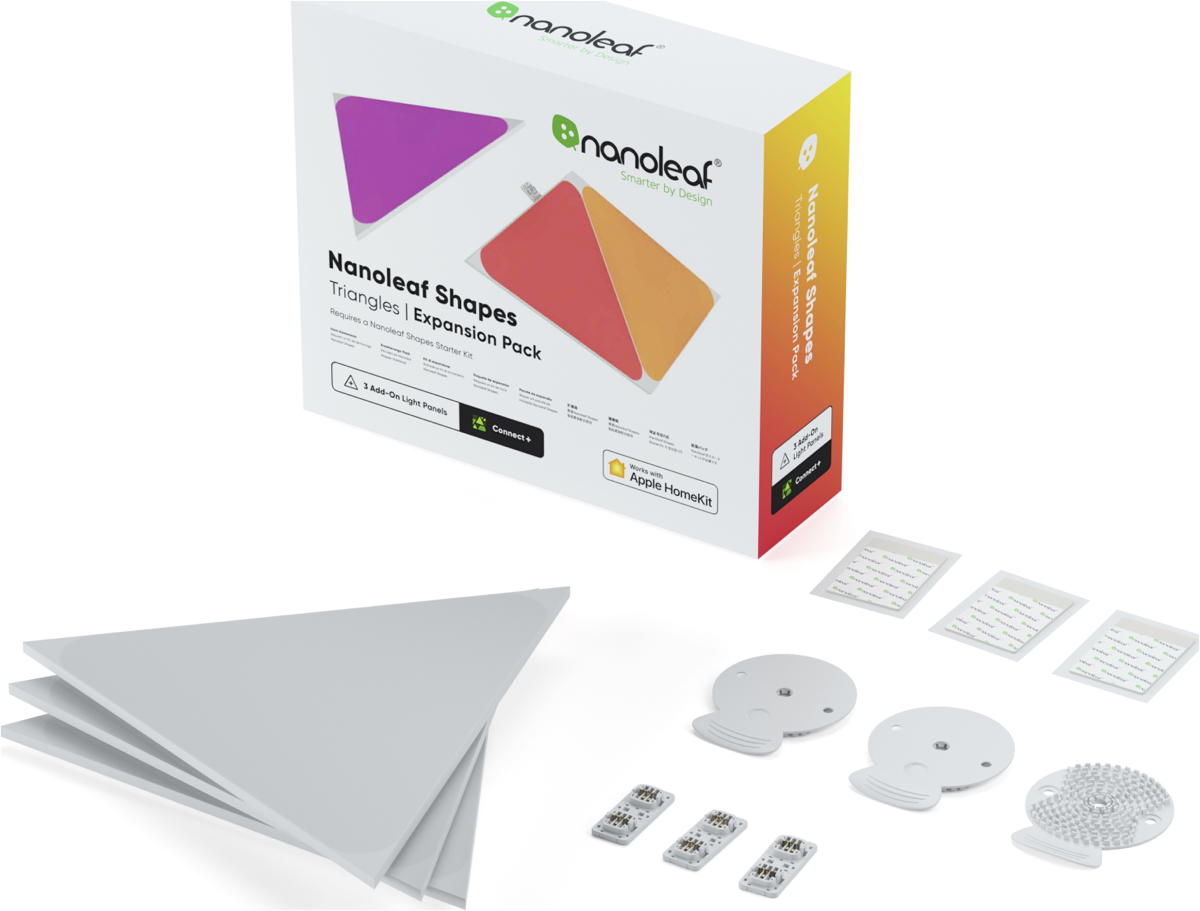 Nanoleaf Shapes Triangle Erweiterungskit 3er Pack Smart