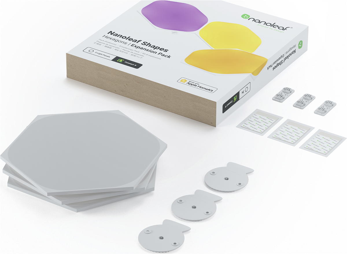 Nanoleaf Shapes Hexagon Erweiterungskit 3er Pack Smart lighting pan